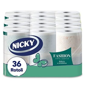 Nicky Fashion Carta Igienica, 36 Rotoli