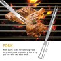 Set Barbecue Professionale 7 Pezzi In Acciaio Inox - Grembiule + Accessori E Guanto Kit Bbq Ideale Per Casa O Campeggio Insieme 