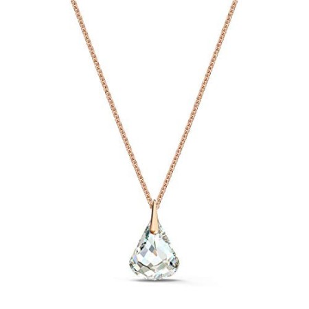 Swarovski Pendente Spirit, Bianco, Placcato Color Oro Rosa