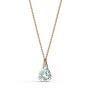 Swarovski Pendente Spirit, Bianco, Placcato Color Oro Rosa