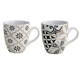 Brandani 53178 Alhambra Tazza, Set 2 pezzi, Stoneware multicolore