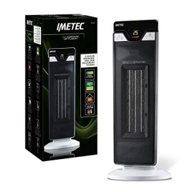 Imetec Eco Ceramic Diffusion CFH2-100 Termoventilatore Oscillante con Tecnologia Ceramica a Basso Consumo Energetico, Oscillante