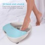 Homedics FS-150-EU Idromassaggiatore Plantare e Massaggio con o senza Acqua, Mantiene l'Acqua Calda, Magnetoterapia, 4 magneti p