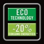 Imetec Titanox Eco K107 Ferro da Stiro, Tecnologia a Risparmio energetico, Piastra in Acciaio Inox autopulente, Vapore Regolabil
