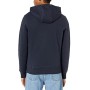 Amazon Essentials Full-Zip Hooded Fleece Sweatshirt Felpa, Blu (Navy), Large