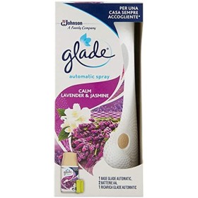 Glade Automatic Spray Profumatore per Ambienti Base con Ricarica, Fragranza Relaxing Zen, 1 Erogatore + 1 Ricarica 269 ml