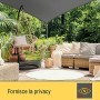Sol Royal Tenda a Vela Impermeabile Triangolare 360x360x360 cm SolVision PS9 - Protezione Anti Raggi UV - Antracite