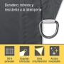 Sol Royal Tenda a Vela Impermeabile Triangolare 360x360x360 cm SolVision PS9 - Protezione Anti Raggi UV - Antracite