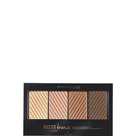 Maybelline New York Master Bronze Palette 3 Terre, Abbronzanti e Illuminate Viso