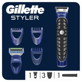 Gillette Fusion ProGlide Styler Rasoio Regolabarba 3 in 1, Regola, Rade e Rifinisce, Resistente All’Acqua, 3 Regolatori di Lun