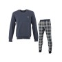 Emporio Armani Underwear Pajamas Set di Pigiama, Scozzese Marine/Marine Check, XL Uomo