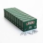 1.000 Fermagli Zincati Leone Dell'Era N. 4 - mm. 32 - Stecca da 10 scatole da 100 pz. - Made in Italy