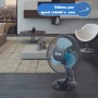 Ardes AR5EA23 EASY 23 Ventilatore da Tavolo Pala 23 cm 2 livelli di Velocità, Total Black