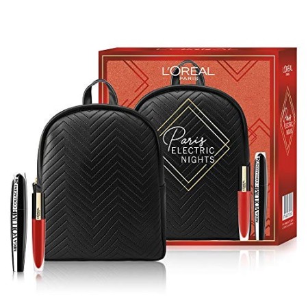 L'Oréal Paris Makeup Cofanetto Idea Regalo Donna, Mascara Volumizzante Allungante Mega Volume Collagene 24H e Tinta Labbra Luga