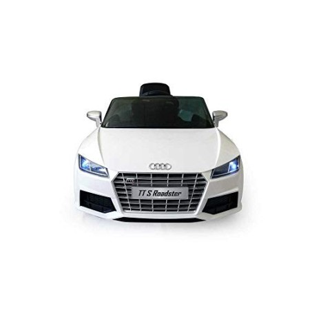 Babycar TT S-Line ( Bianca) Nuova Versione Macchina Auto Elettrica per Bambini 12 Volt Batteria con Telecomando 2.4 GHz Porte Ap