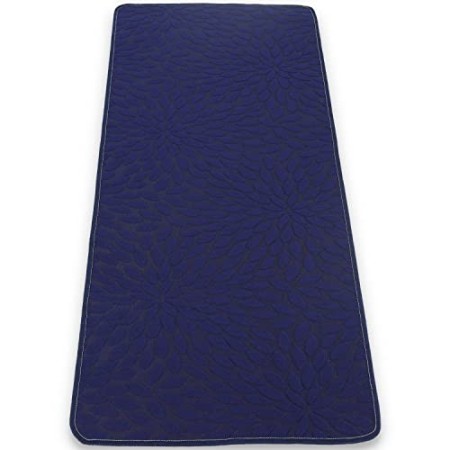 CASA TESSILE Tappeto Cucina passatoia Antiscivolo Largo 50 cm. Ariel - Blu Scuro, 240 cm.