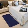 CASA TESSILE Tappeto Cucina passatoia Antiscivolo Largo 50 cm. Ariel - Blu Scuro, 240 cm.