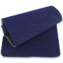 CASA TESSILE Tappeto Cucina passatoia Antiscivolo Largo 50 cm. Ariel - Blu Scuro, 240 cm.