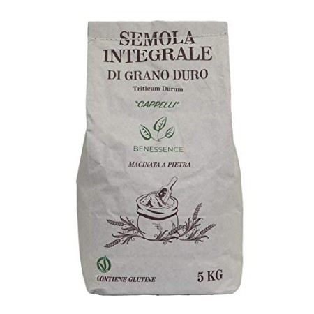 Semola Integrale Di Grano Duro Senatore Cappelli (5 Kg)