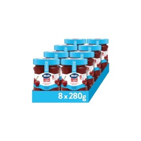 Hero Light Confettura Ciliegie Rosse senza zuccheri aggiunti - 1 Confezione da 8 Vasi x 280 g