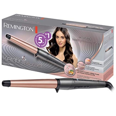 Remington Keratin Protect CI83V6 Ferro Conico Arricciacapelli, 19-28 mm, Rivestimento in Ceramica infuso di Cheratina e Olio di 