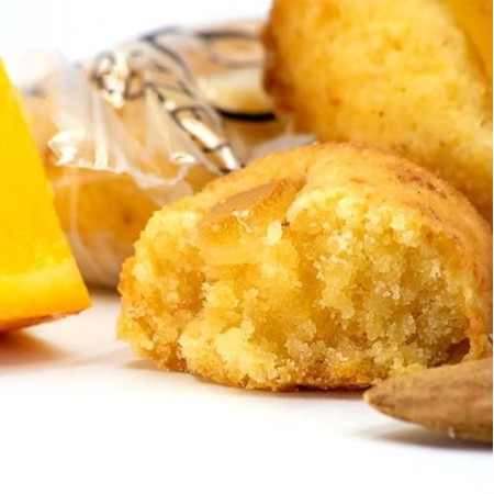 Paste di mandorla siciliane all'arancia di Sicilia (box gr.400). RAREZZE: cannoli e cassate da antica pasticceria artigianale .