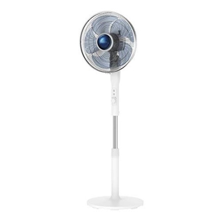 Rowenta VU5740 Turbo Silence Extreme+, Ventilatore a Piantana, Silenzioso 44 Db(A), 4 Velocità, 40 cm, Bianco, 430 x 453 x 1320