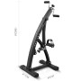 BAKAJI Pedaliera Allenamento Braccia Gambe Cyclette Cycle Bike Ginnastica Passiva Esercizio Fitness Riabilitazione Anziani (Dual