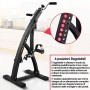 BAKAJI Pedaliera Allenamento Braccia Gambe Cyclette Cycle Bike Ginnastica Passiva Esercizio Fitness Riabilitazione Anziani (Dual