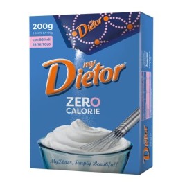 DOLCIFICANTE DIETOR 200 GR SFUSO BOX PACCO ZERO CALORIE ZUCCHERO SENZA ASPARTAME
