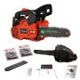 TIMBERPRO Motosega A Scoppio MOTOSEGHE POTATURA 25 CM³, Lama 25 CM + 2 Catene