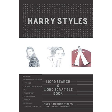 Harry Styles Word Search & Word Scramble Book (over 140 song titles, including One Direction songs): Activity Puzzle Book For On