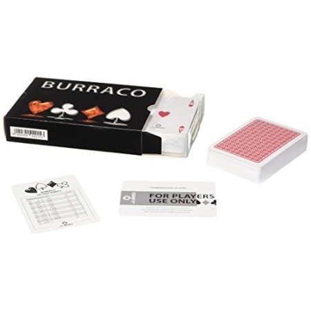 JUEGO - Burraco Display I 2 Mazzi Da 54 + 2 Carte Originali Burraco I 100% Plastica I Carte Da Gioco Juego I Professionali E Res