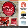 Nostalgic-Art 51074 - Orologio da Parete con Logo Coca-Cola Refresh Yourself, 31 cm, Rosso, metallo