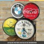 Nostalgic-Art 51074 - Orologio da Parete con Logo Coca-Cola Refresh Yourself, 31 cm, Rosso, metallo
