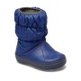 Crocs Winter Puff Boot Kids, Stivali Unisex – Bambini, Blu (Cerulean Blue/Light Grey), 23/24 EU