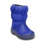 Crocs Winter Puff Boot Kids, Stivali Unisex – Bambini, Blu (Cerulean Blue/Light Grey), 23/24 EU