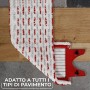 Vileda Revolution 163870 Turbo Sistema Lavapavimenti con Centrifuga, Pedale e 1 Panno in Microfibra, Nero/Rosso