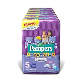 Pampers Progressi Junior, 120 Pannolini, Taglia 5 (11-25 kg)