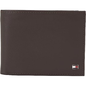 Tommy Hilfiger Eton Cc Flap And Coin Pocket Porta carte di credito, 75 cm, Marrone