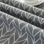 Tovaglia antipolvere in cotone e lino semplice e rotonda in stile nordico, per buffet, feste, cene in vacanza  Grey Arrow
