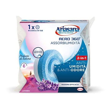 Ariasana 2092214 Aero 360 Ricarica Tab con Lavanda Relax, Viola-450 g, Viola, 1x450 g