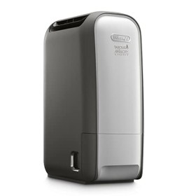 De'Longhi DNS80 Tasciugo AriaDry Deumidificatore Ambiente Casa, 695 W, 7.5 Litri, 34 Decibel, Plastica, Grigio