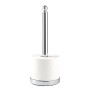 WENKO 16878100 Portarotolo Riserva Viterbo - per 3 Rotoli, Acciaio Inossidabile, 14 x 35 x 14 cm, Lucido