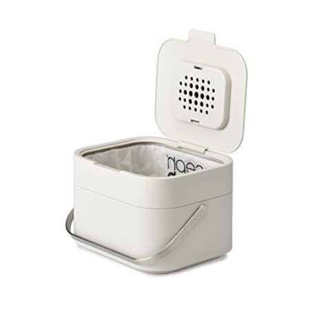 Joseph Joseph Stack Cestino per l'Umido, Plastica, 4 Litri, Bianco Crema