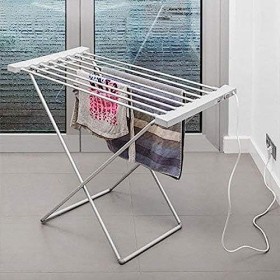 InnovaGoods Stendibiancheria Elettrico, Alluminio e ABS, Argento, 94 x 74 x 50 cm