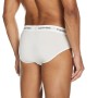 Calvin Klein 3P Hip Brief Intimo, Multicolore (Black White & Grey), Medium (Pacco da 3) Uomo