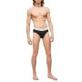 Calvin Klein 3P Hip Brief Intimo, Multicolore (Black White & Grey), Medium (Pacco da 3) Uomo