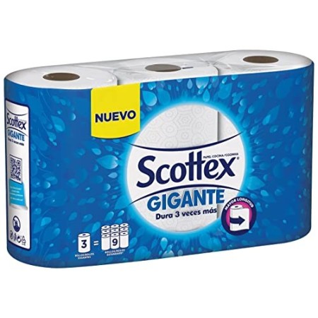 Scottex gigante, carta da cucina, 3 rotoli