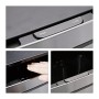 Relaxdays 10021222 Pattumiera Differenziatan con Sensore 60 L, 3 Scomparti, 2 Secchi Estraibili, Acciaio Inox HLP: 74,5 x 42 x 3